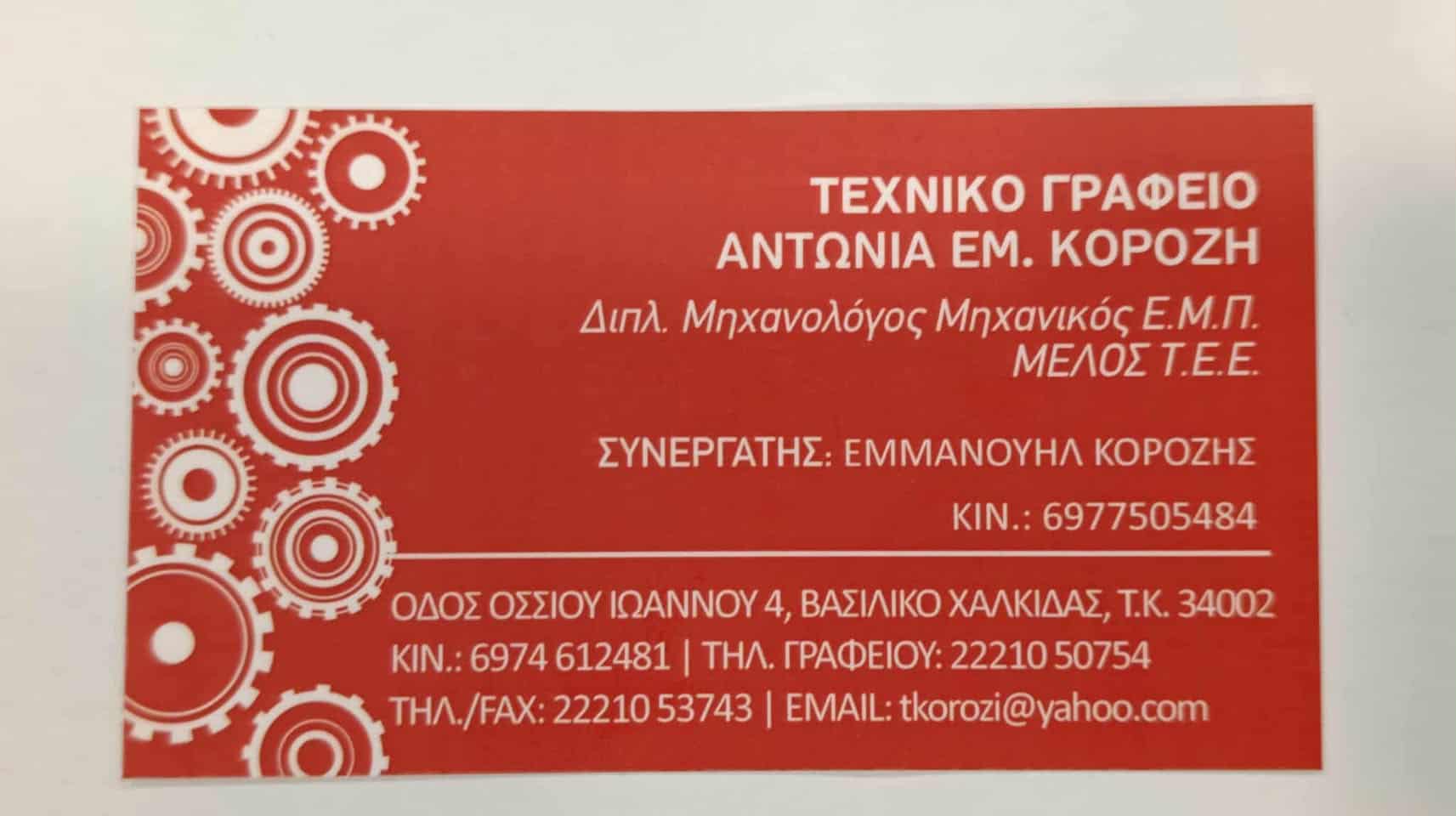 ΑΝΤΩΝΙΑ ΕΜ. ΚΟΡΟΖΗ